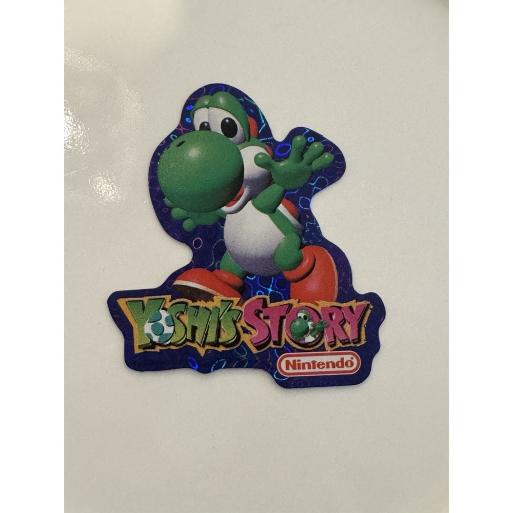 RARE Yoshi's Story Nintendo 64 N64 Vending Machine Sticker